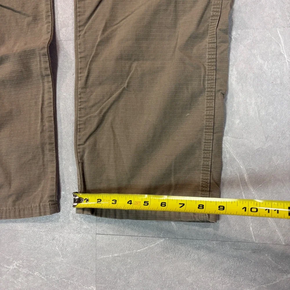 Wrangler Riggs Workwear Mens 36x30 Khaki Ripstop Carpenter Pants 103W045DK